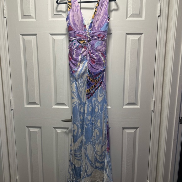 Kay Unger Dresses & Skirts - Kay Unger Purple and Blue Maxi Dress